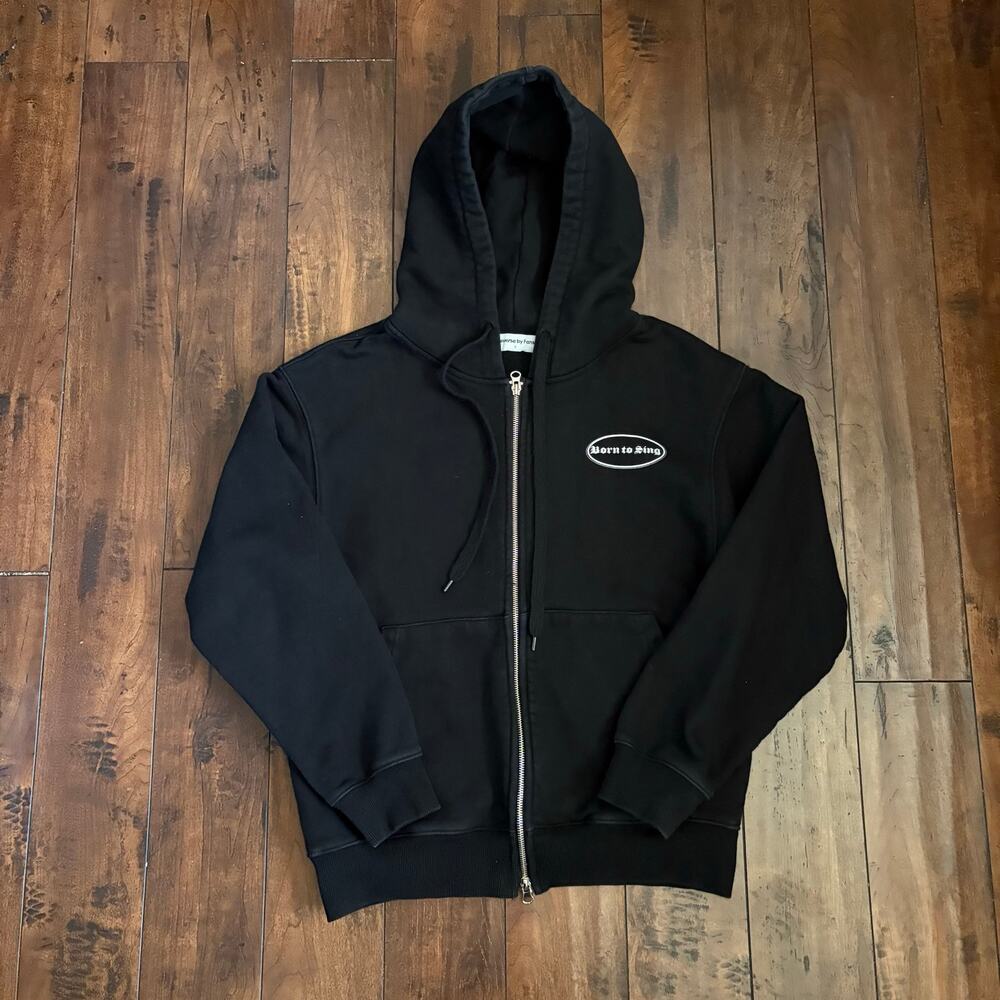 Weverse by Fans Custom BTS Hoodie Womens S Black Boxy Fit Born to Sing Merch